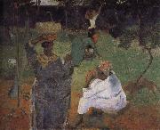 Mining mango woman Paul Gauguin